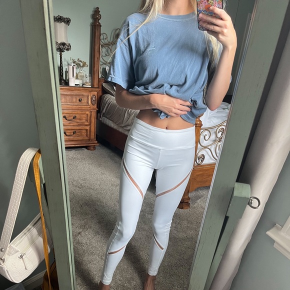 Forever 21 White Cutout Athletic Leggings Size XS - Picture 13 of 14